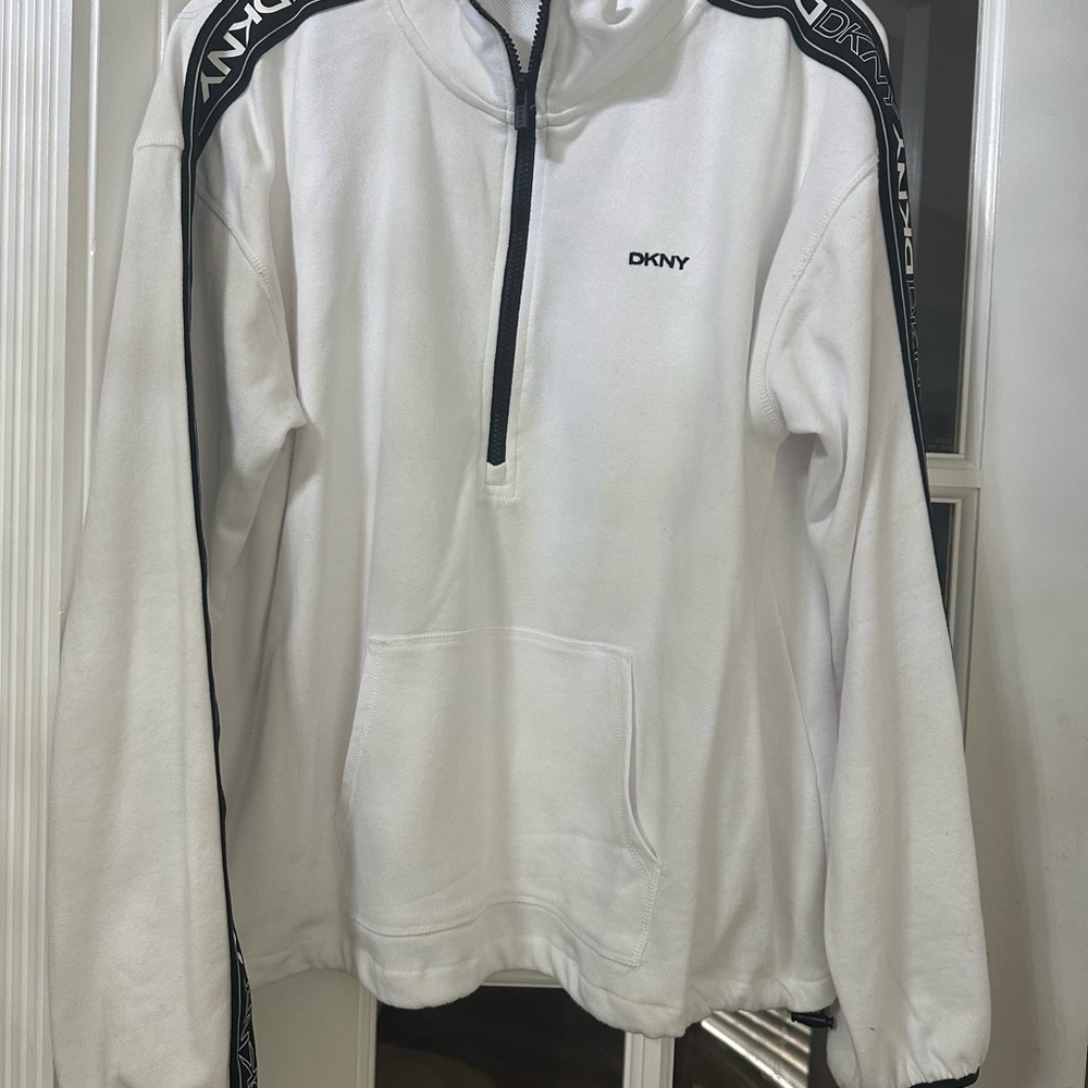 DKNY Sport Neon Green Pullover and White Pullover